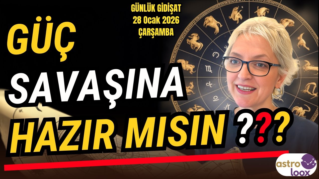 GÜÇ SAVAŞINA HAZIR MISIN??? 28 Ocak 2026 Çarşamba Günlük Astroloji Yorumu #astroloji #marspluton