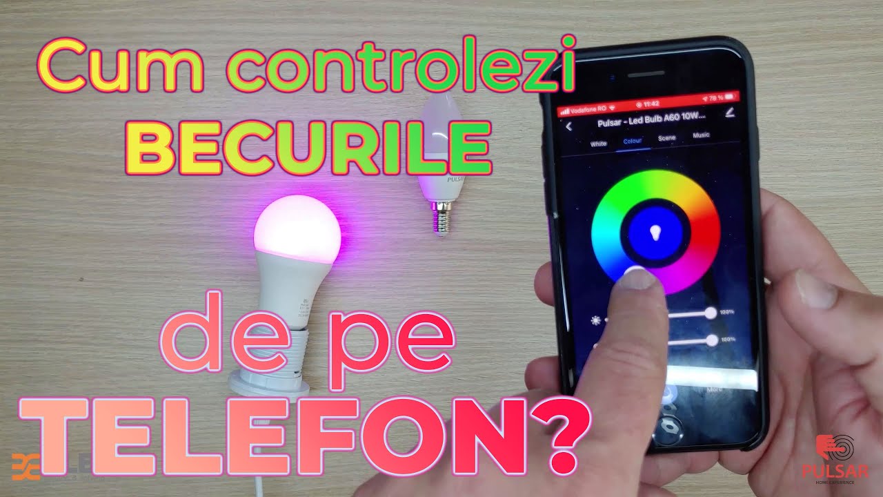 Cum controlam becurile de pe telefonul mobil? Unboxing Bec LED SMART Pulsar