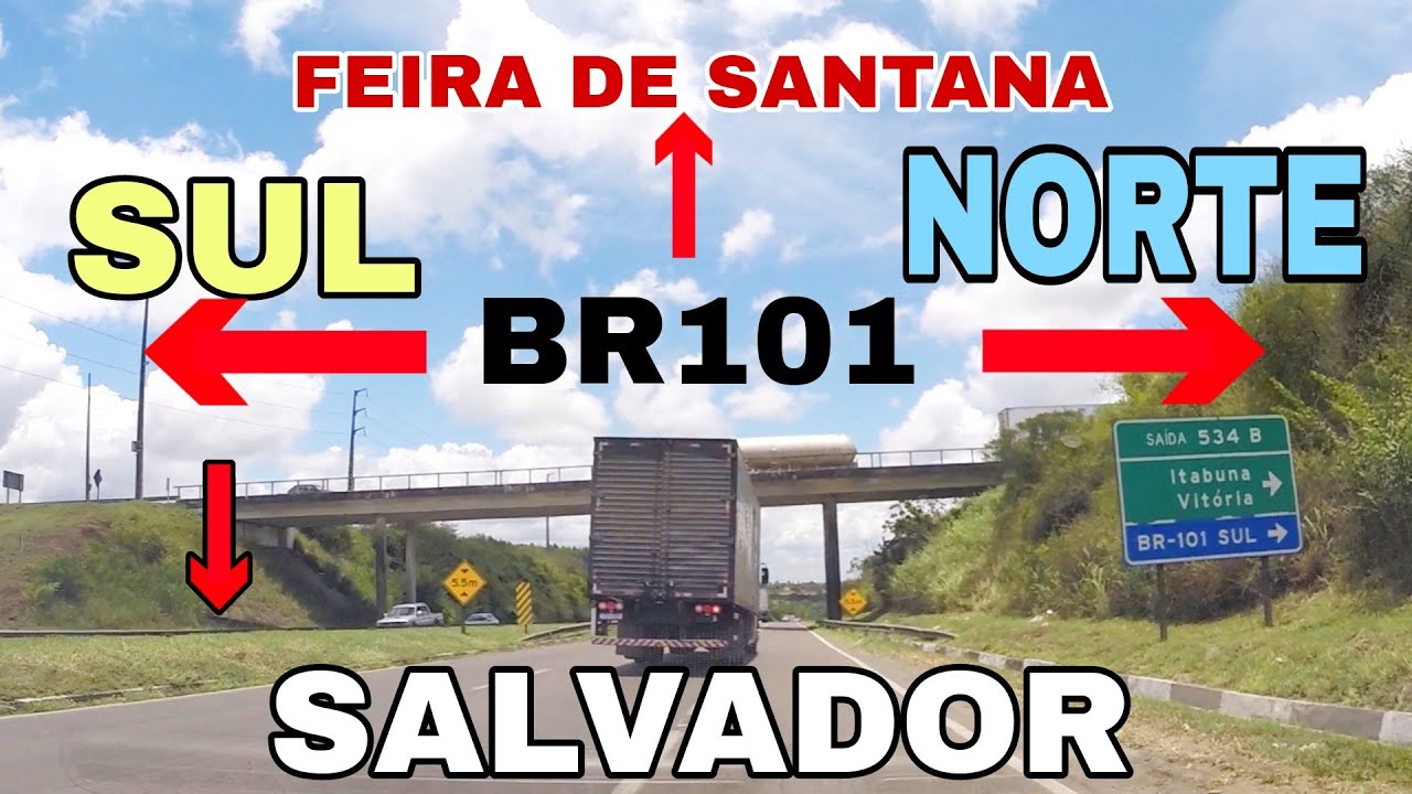 Entenda a ligação da BR-101 com a BR-324 em Feira de Santana Bahia