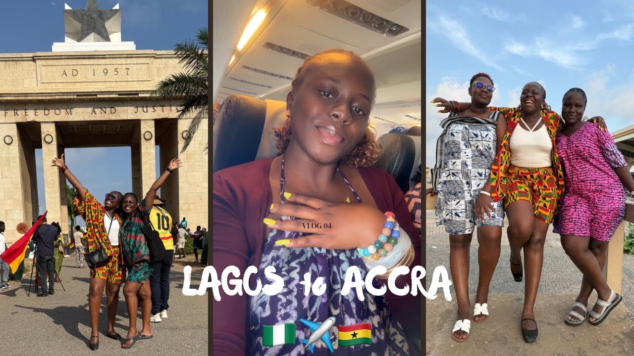 Lagos to Accra Travel Vlog 🇳🇬✈️ 🇬🇭 | My Full Experience + Flight Back to Lagos