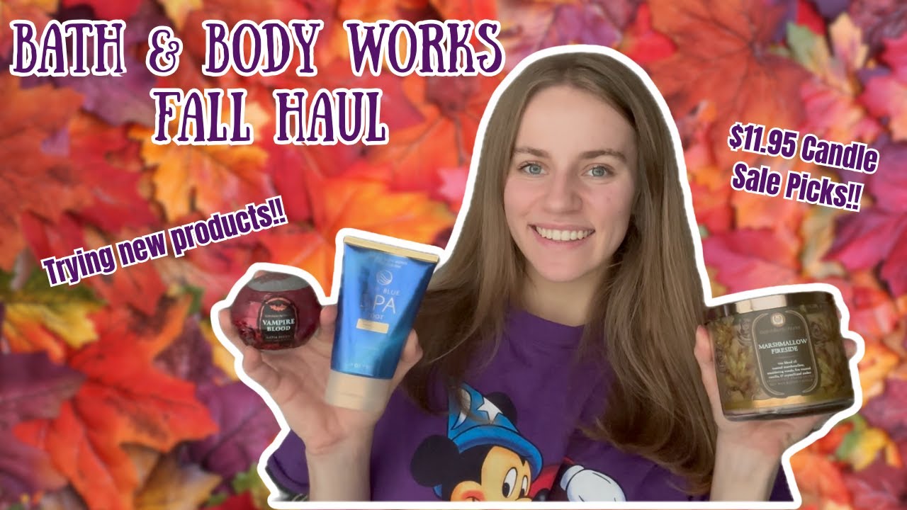 Bath & Body Works Fall Haul | Marshmallow Fireside, Vampire Blood, True Blue Spa!!