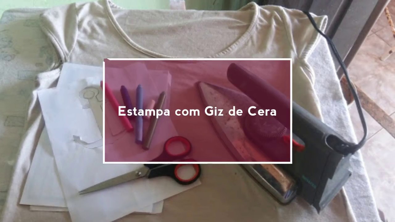DIY - Estampa em camisa (simples e f&aacute;cil)