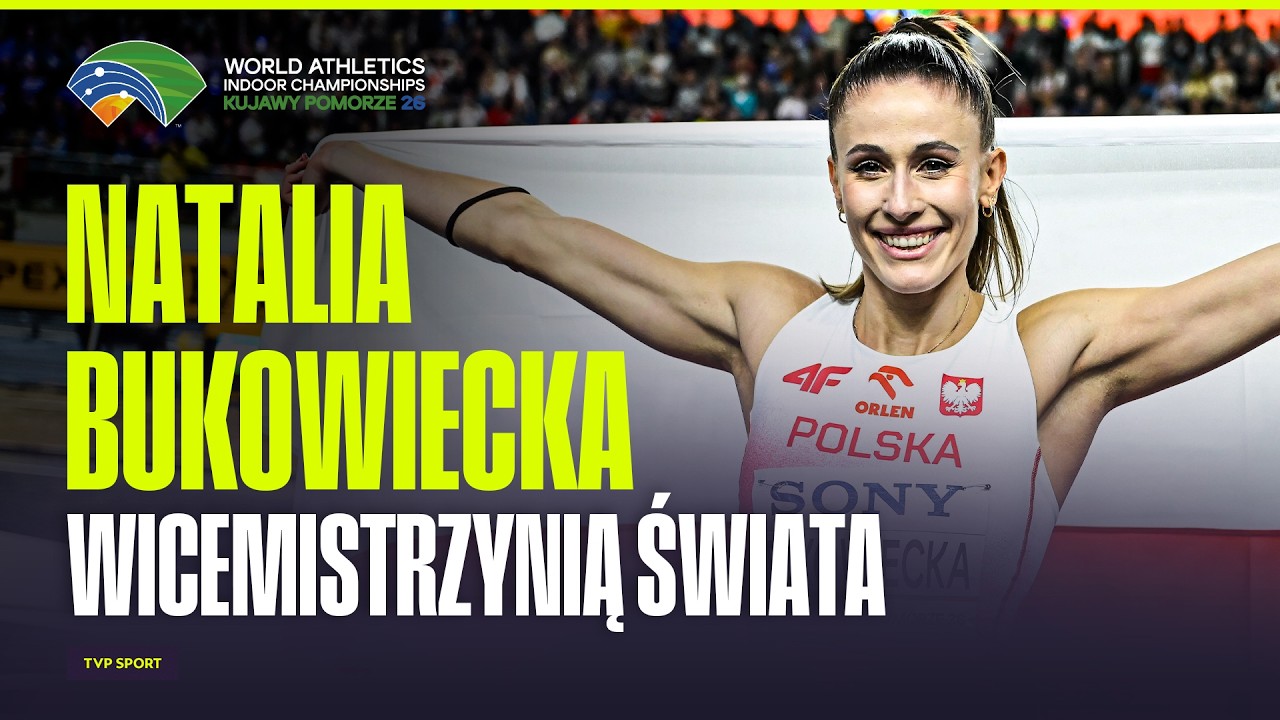 NATALIA BUKOWIECKA POKAZAŁA KLASĘ! POLKA WYWALCZYŁA SREBRNY MEDAL HALOWYCH MŚ W TORUNIU.