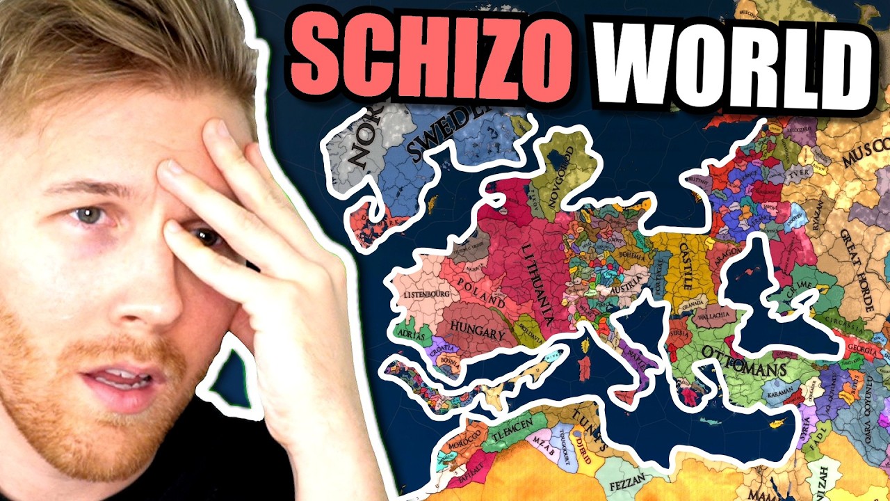 The Most SCHIZO World Mod I have Ever Found?! (EU4 Simulation)