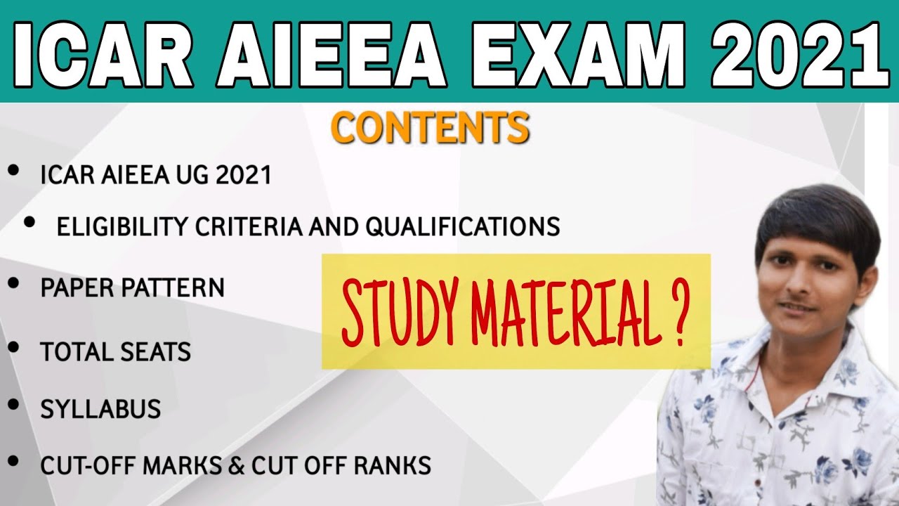 All About ICAR EXAM 2021| ELIGIBILITY | PAPER PATTERN | CUTOFF | SEATS | ICAR EXAM DATES | SYLLABUS