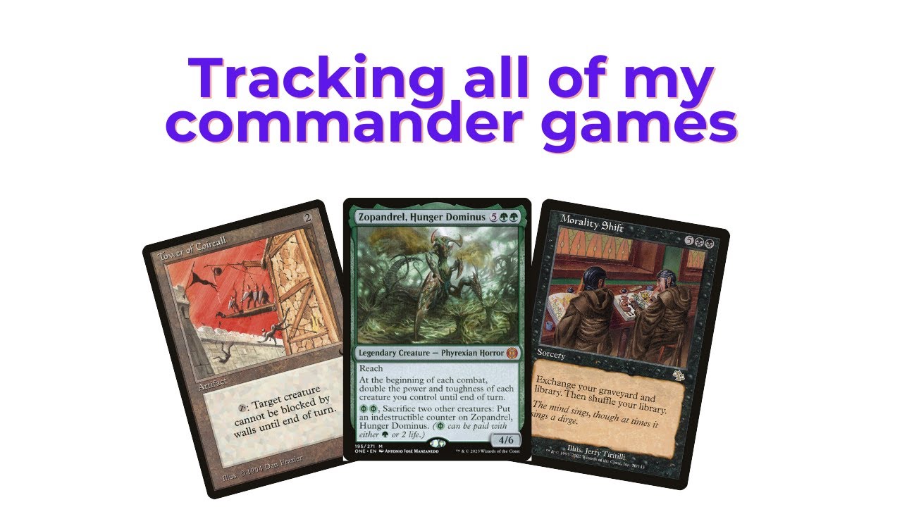 6 Months of Tracking My Commander Games