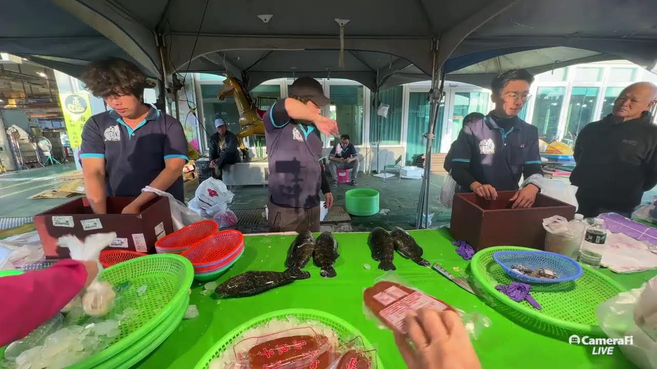1/24興達港  港都小孟海鮮拍賣～