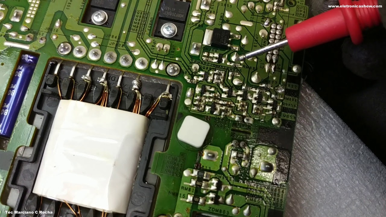 LCD SAMSUNG UN32D5000 não liga, led piscando, liga e desliga