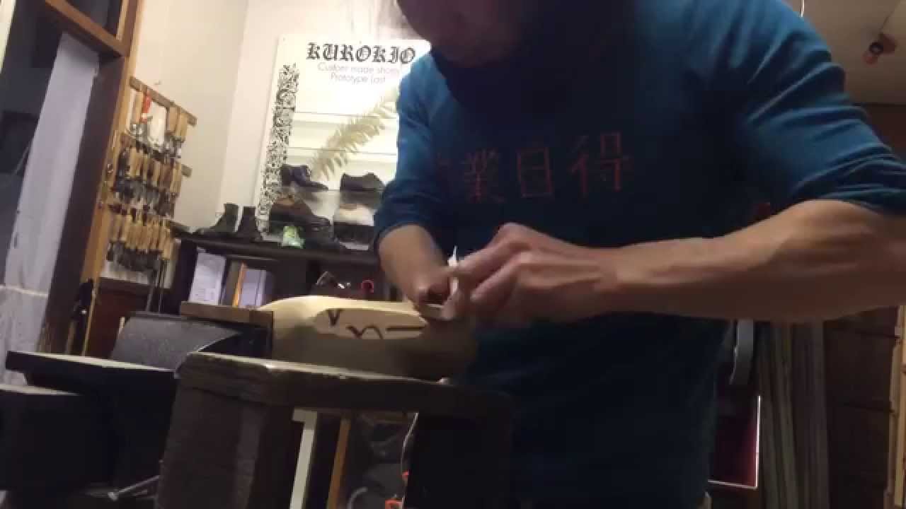 Shoe making  Last making 2/2 KUROKIO  靴作り 木型作り