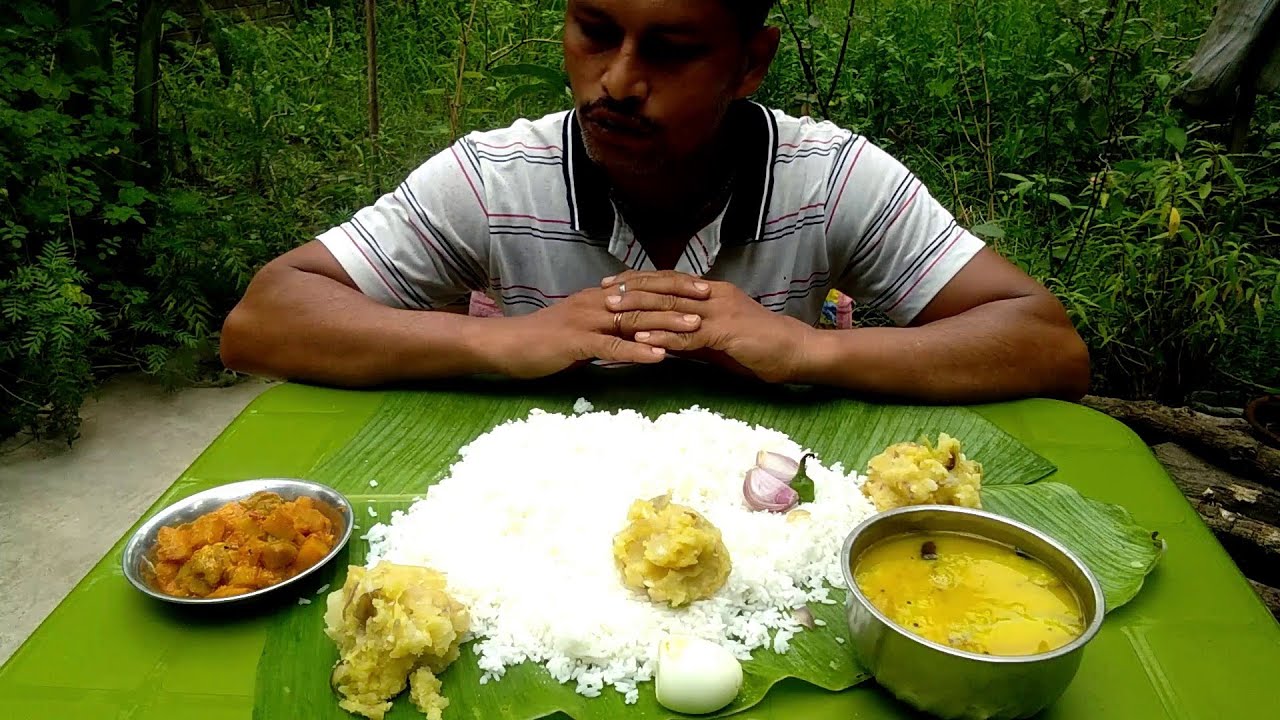 Challenge with Me ( Heavy Rice Eating Show ) | Sudhu Dal Diea Eto Bhat Khea Nilam