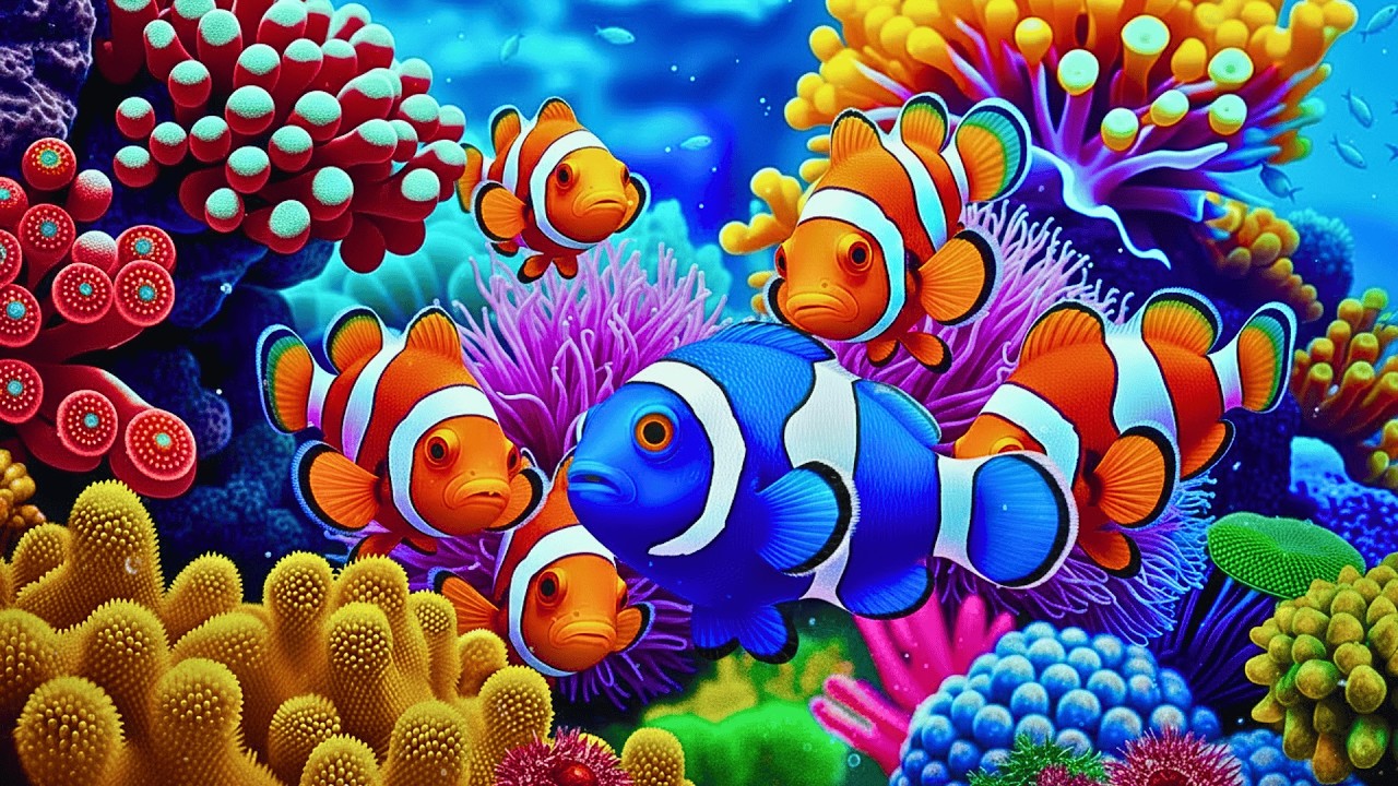 🐠Ocean Wildlife 4K 🌊| Nature Animals Under The Ocean - Light Relaxing Music and stress relief
