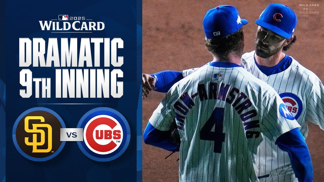 FULL 9th INNING: A DUB FOR THE CUBS! Cubs HANG ON vs. the Padres! 🐻