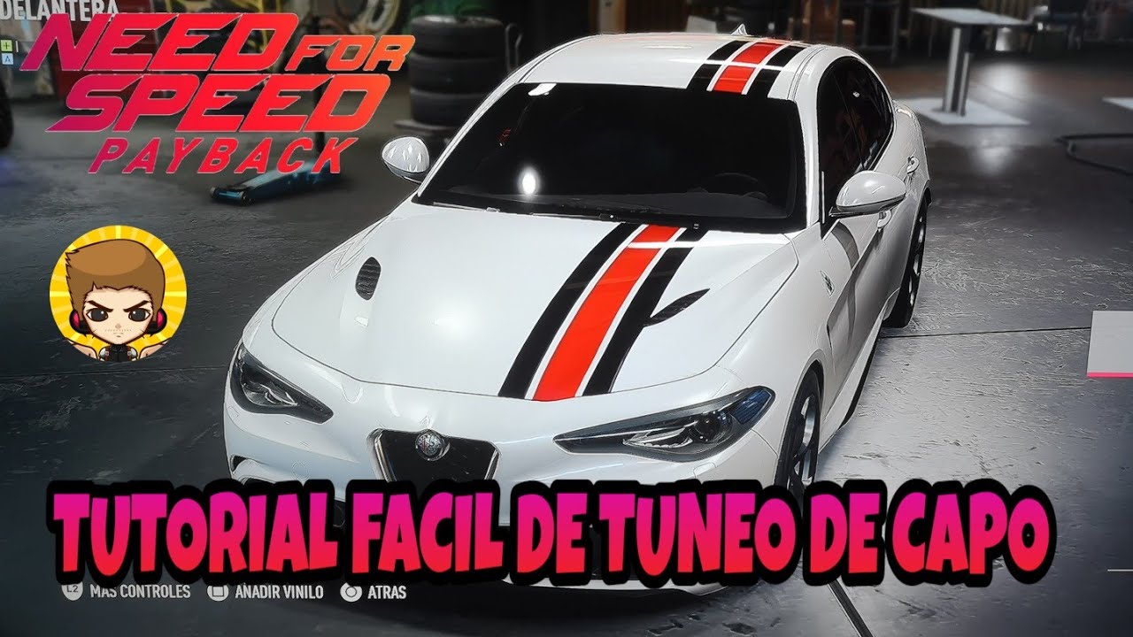 Need for Speed Payback # Tutorial fácil de tuneo de capó