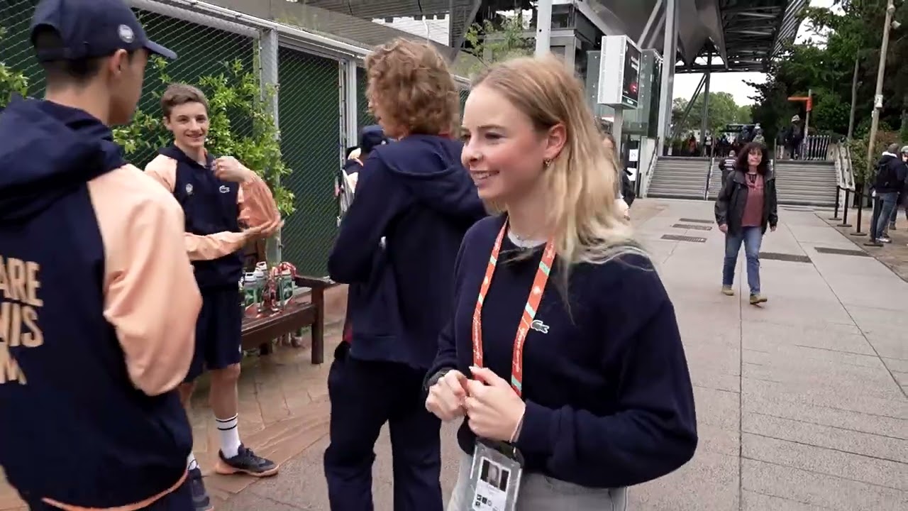 (France 3-Rédacteur) Roland Garros à l'heure des Jeux