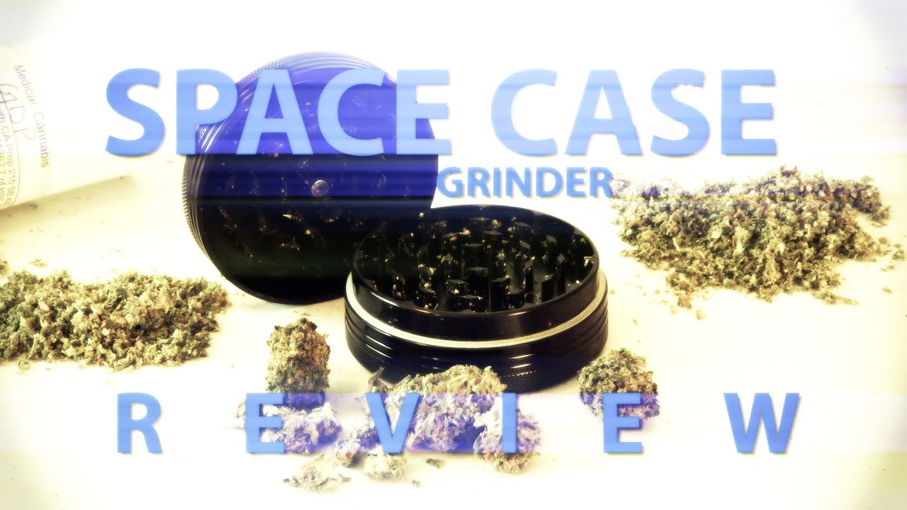 Marijuana Product Review: Space Case 2 Piece Titanium Coated Herb Grinder