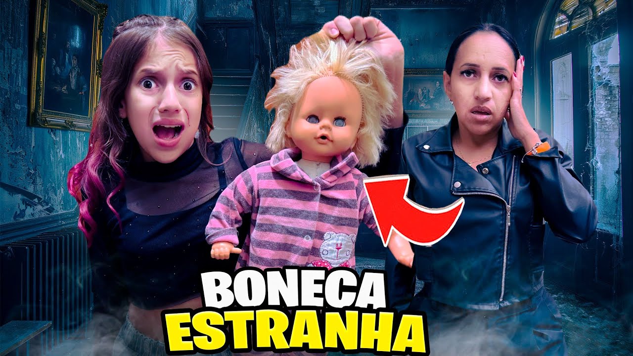 FOMOS PERSEGUIDOS POR UM BONECO ESTRANHO NA VIAGEM *que medo (Jéssica Sousa e Família)