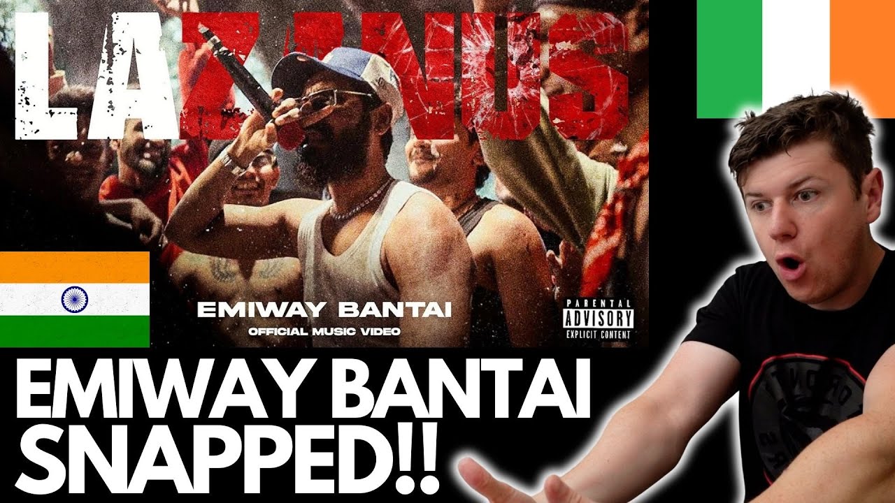 EMIWAY BANTAI - LAZANUS ((ОФИЦИАЛЬНЫЙ MV')) IRISH REACTION