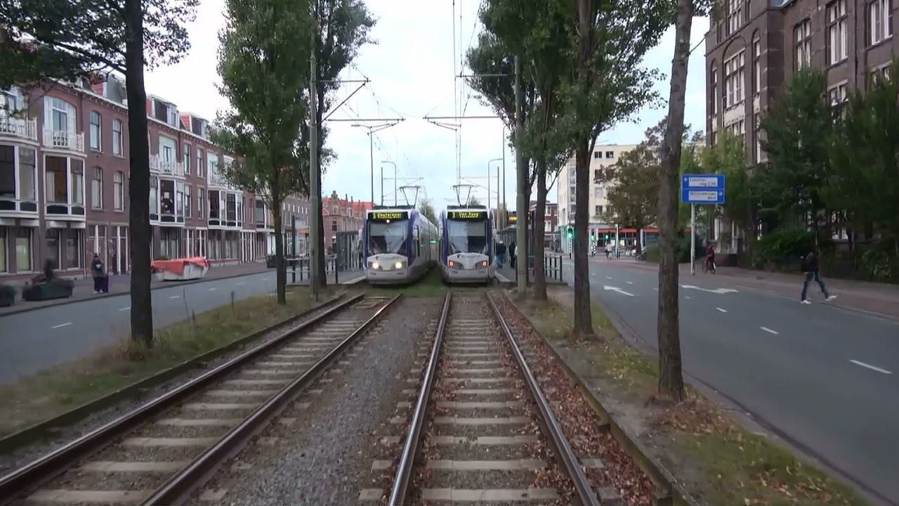 HTM MAT-rit 72 Remise Zichtenburg (De Werf) - Remise Scheveningen via tramlijn 2 | GTL8 3127