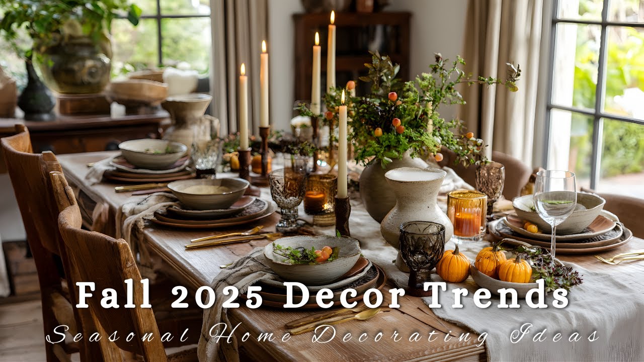 🍂 Fall 2025 Decor Trends: Cozy, Classy & Collected | Seasonal Home Decorating Ideas ✨