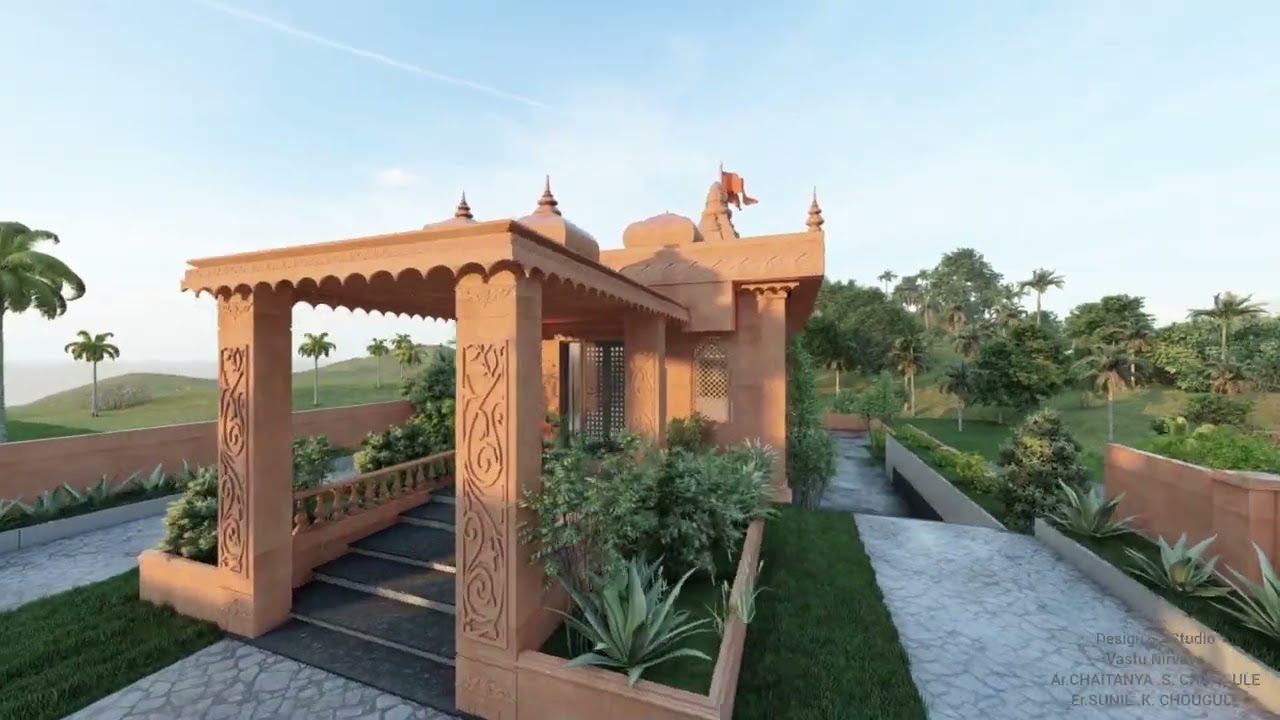 Shri Swami Samarth mandir Navelim Goa designed by Studio Vastu Nirvana