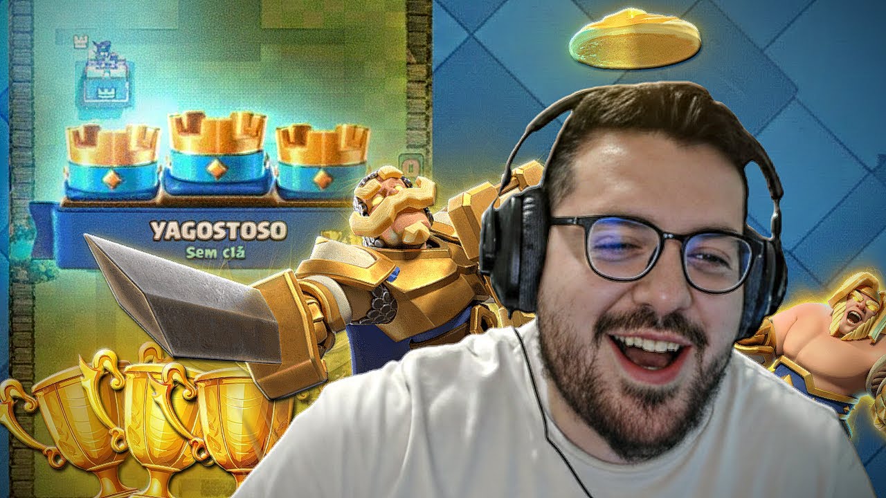 YAGOSTOSO EM BUSCA DO PRIMEIRO HERÓI NO CLASH ROYALE