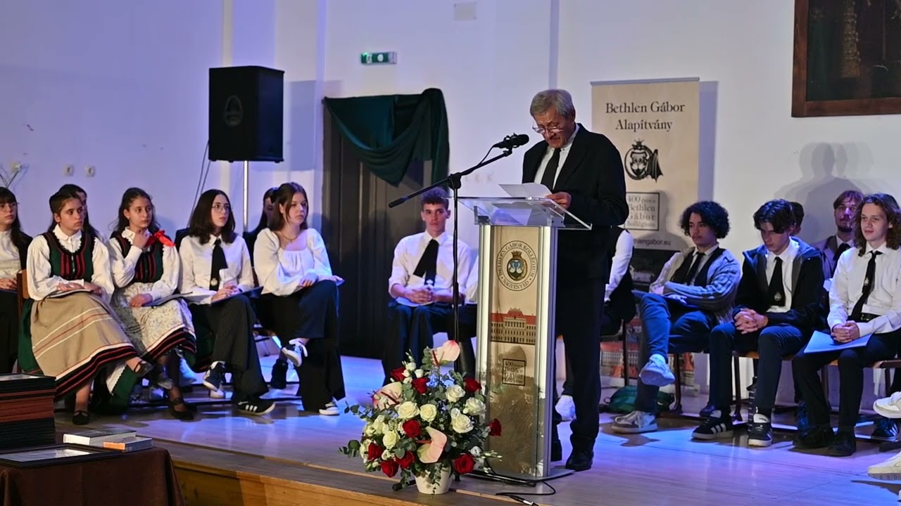 A nagyenyedi Bethlen Gábor Kollégium Alapítványa 25  éves jubileumi ünnepsége - Köszöntők - I.