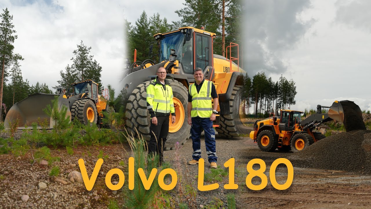 Expert Insights on Volvo's L180 Loader in action