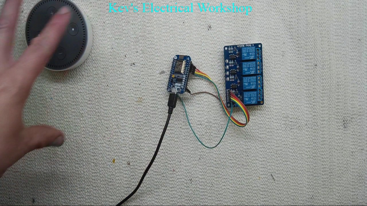 Arduino NodeMCU ESP8266 controlled by Amazon alexa