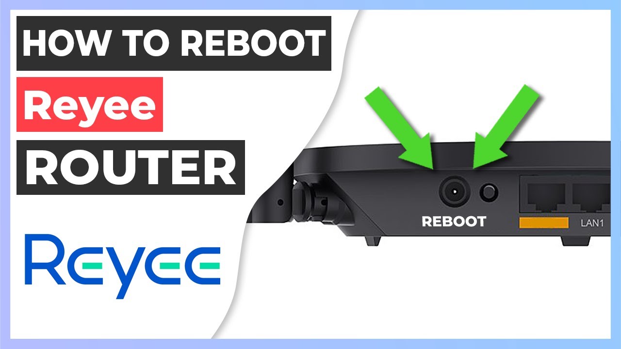 🔄 How to Reboot Reyee router