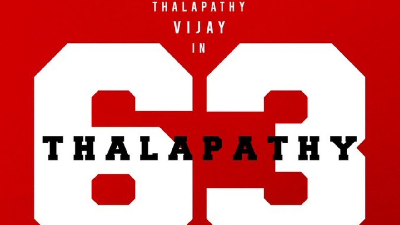 Thalapathy 63 Official Poster | Thalapathy Vijay | AR Rahman | Atlee | AGS