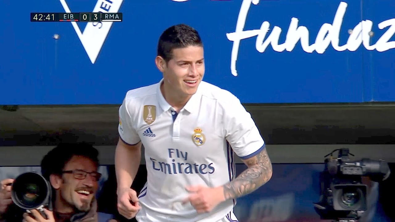 James Rodr&iacute;guez vs Eibar HD 1080i  (04/03/17) by RealMadrid.Universe
