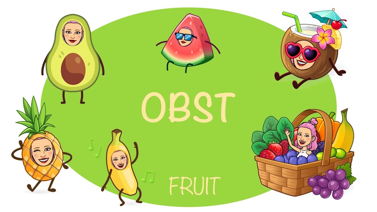 Lebensmittel / Obst / Essen / Deutsch lernen / German food / Fruit / Almanca yiyecekler / Meyveler