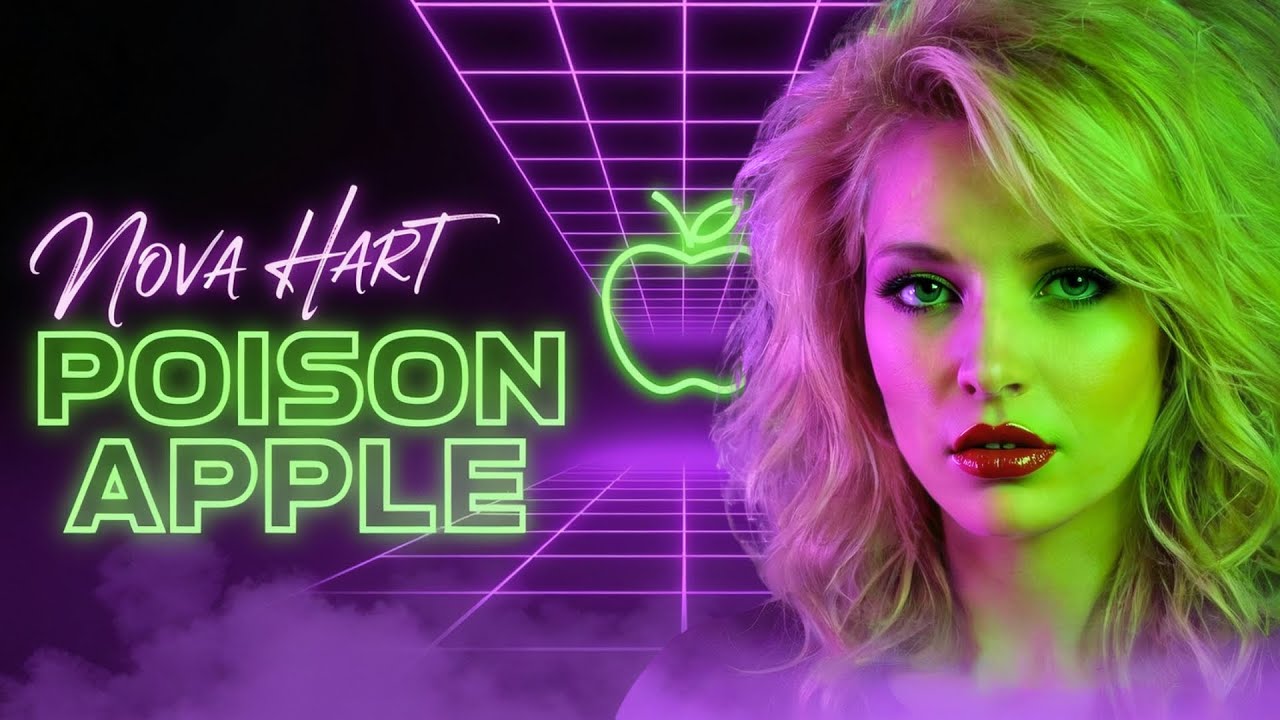 Nova Hart: 'Poison Apple' - Official Lyric Video |  80s Hard Rock