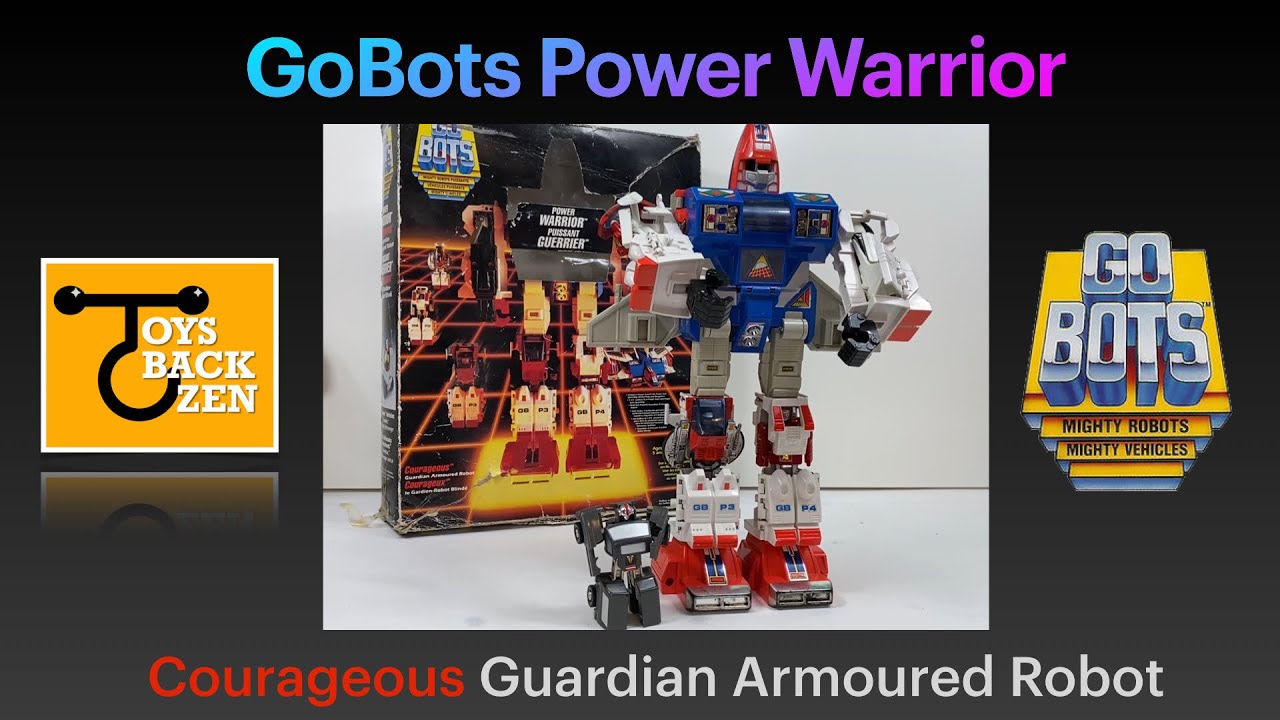 GoBots Courageous Armoured Robot ~ Guardian Power Warrior ~ Toy drop off from a friend.