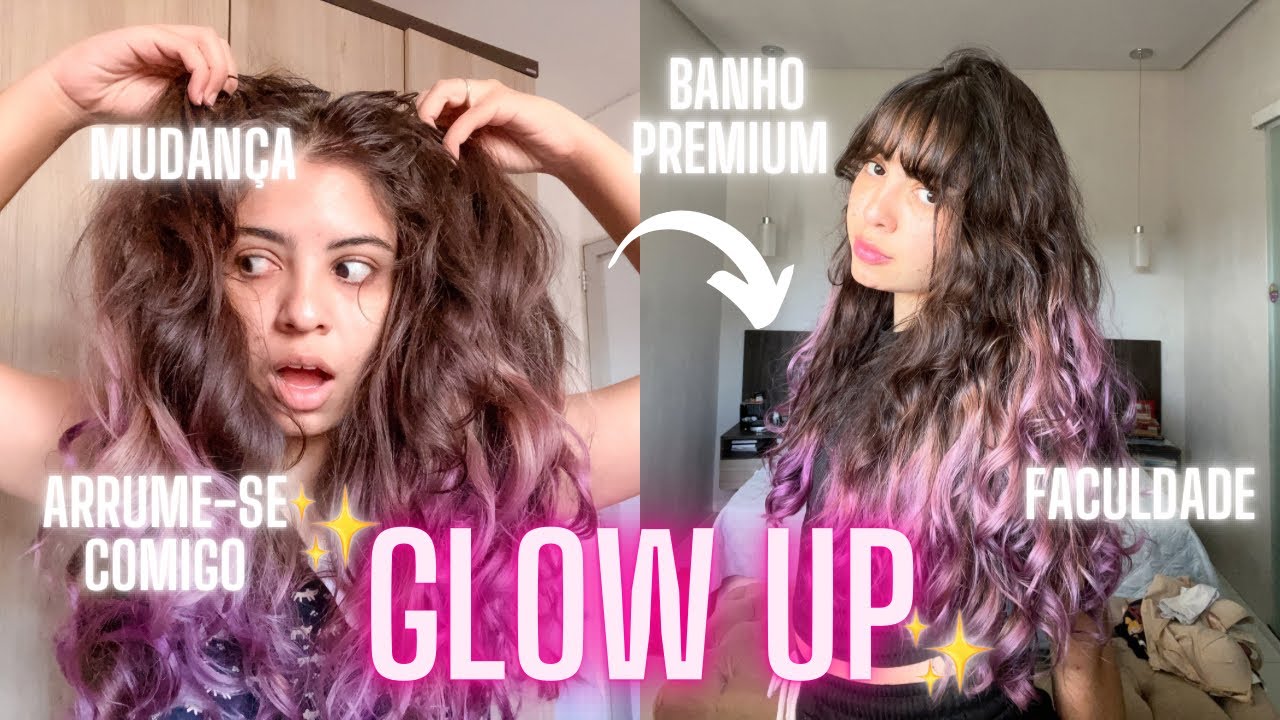 GLOW UP Pré Faculdade - Banho Premium, Corte de Cabelo, Arrume-se Comigo, etc | Evelyn ✨