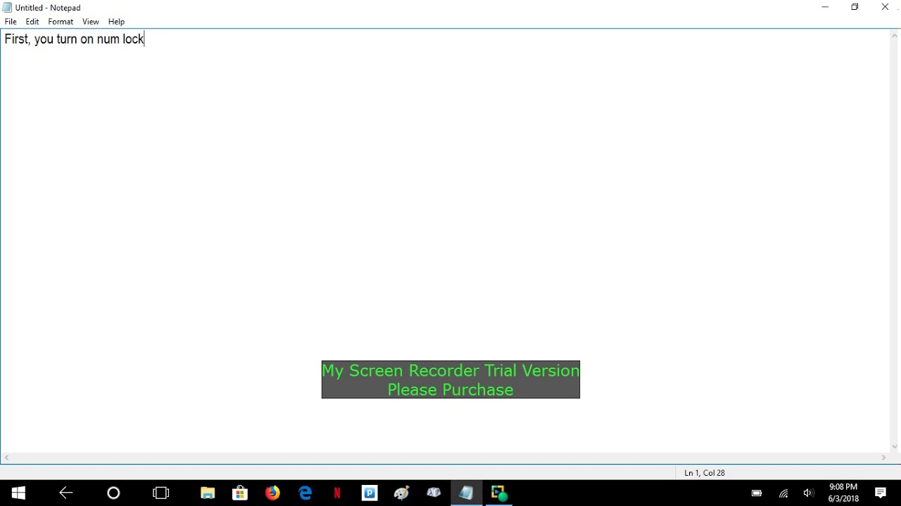 A tutorial about symbols on notepad