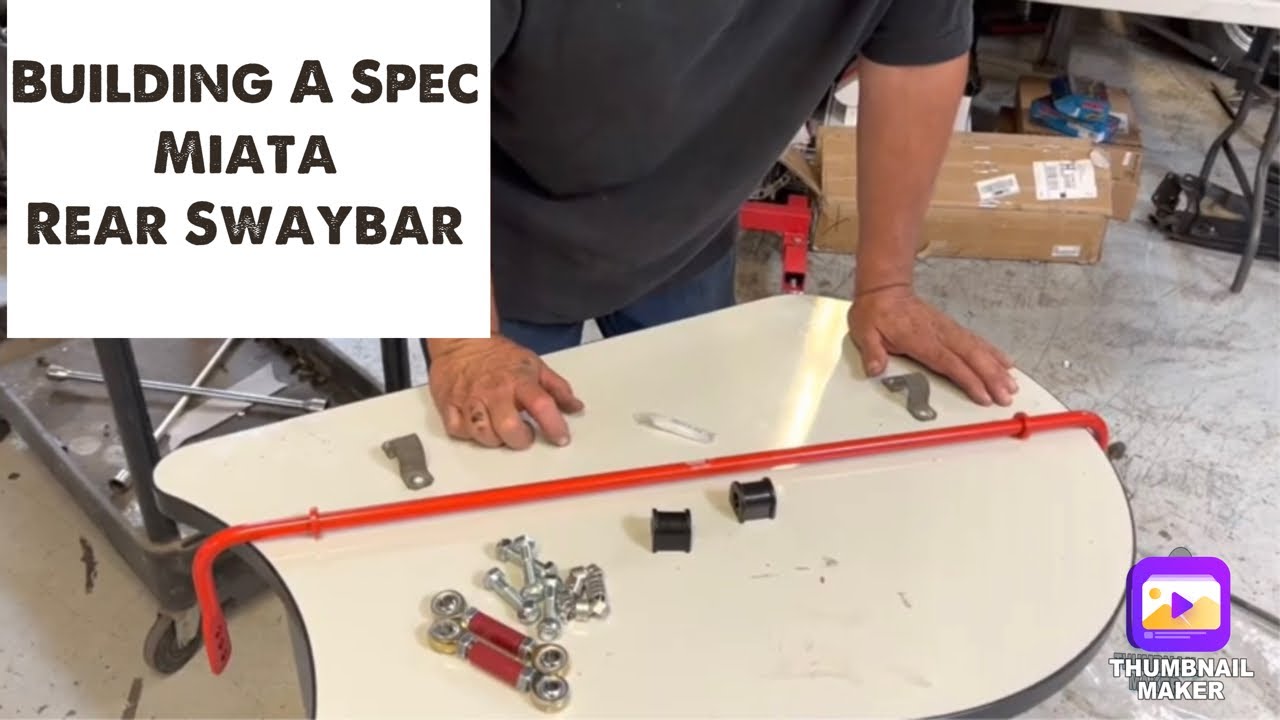 PT15 How To Build A Spec Miata. Rear Sway Bar Installation And Adjustment. MX5, Autocross, Track Car