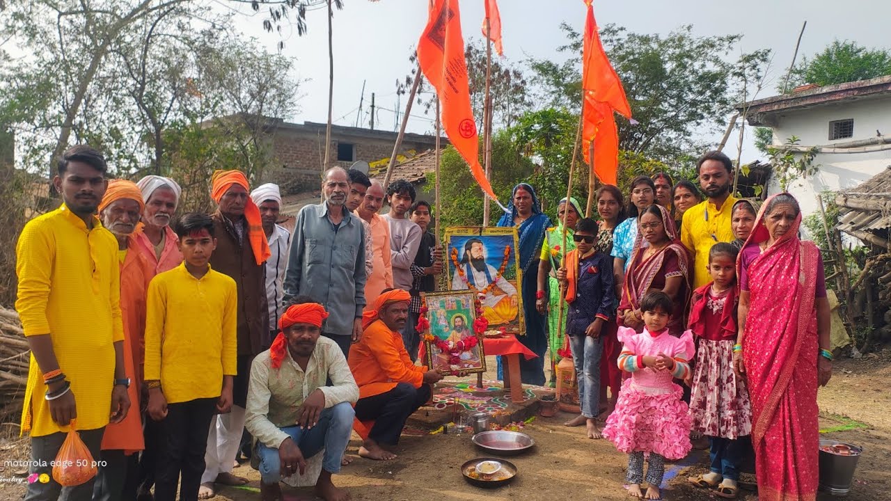 ग्राम नंदपुर मैं #संत शिरोमणि #रविदास जी महाराज की #जयंती पर निकली गई #रेली ओर रेली सम्पन्न रही 