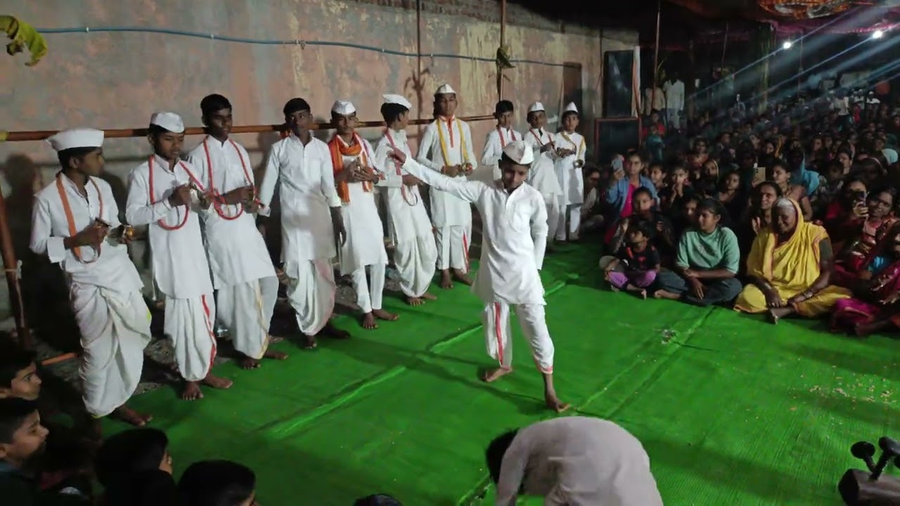 अखंड हरिनाम सप्ताह गुंज मूर्ती येथील वारकरी फुगडी 