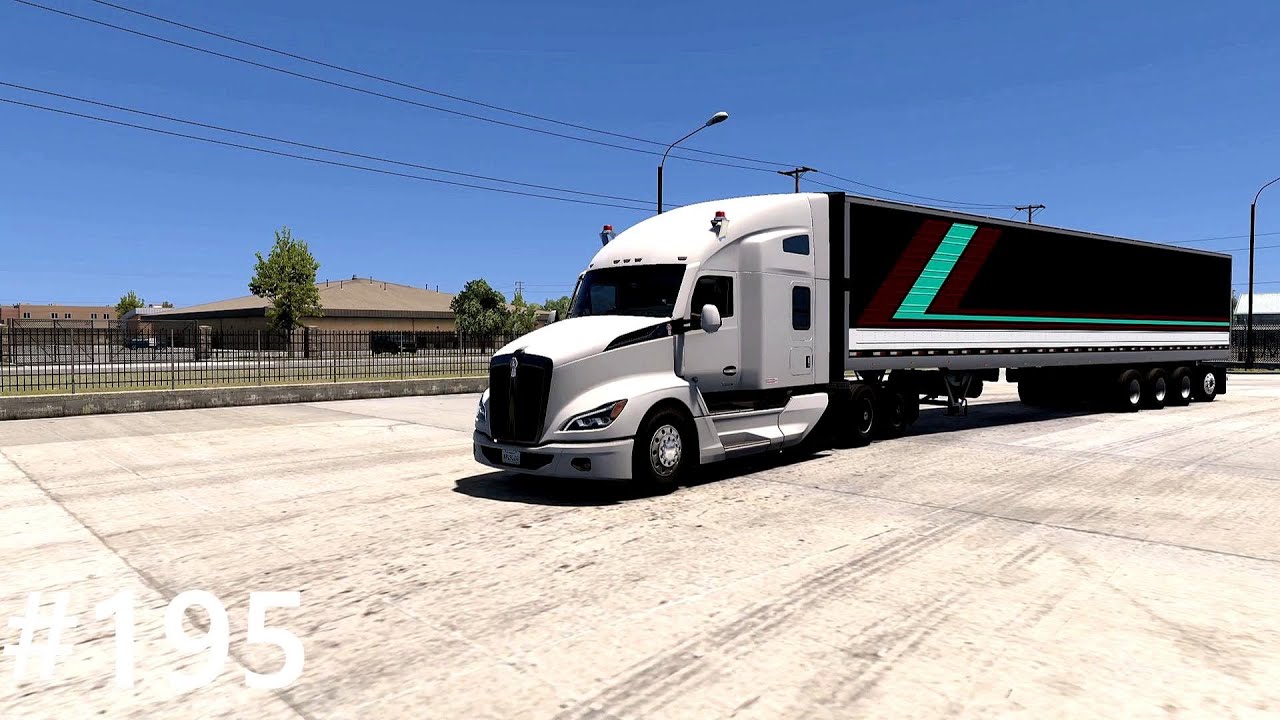 American Truck Simulator - Part 195 - Long Delivery From Oklahoma City To Sante Fe