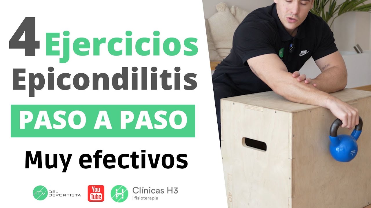 4 Ejercicios para aliviar el CODO DE TENISTA muy EFECTIVOS ✅ PASO A PASO
