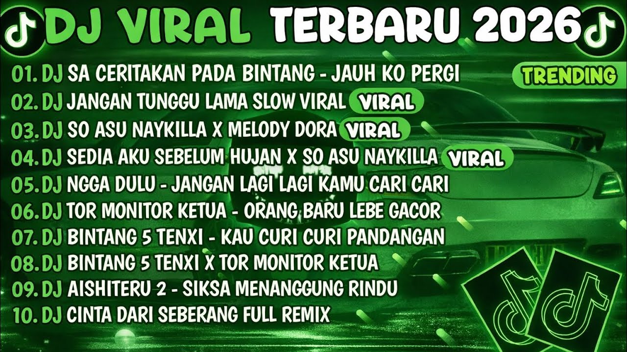 DJ TIKTOK VIRAL TERBARU 2026 🎵 Sa Ceritakan Pada Bintang – Jauh Ko Pergi | Jangan Tunggu Lama Lama