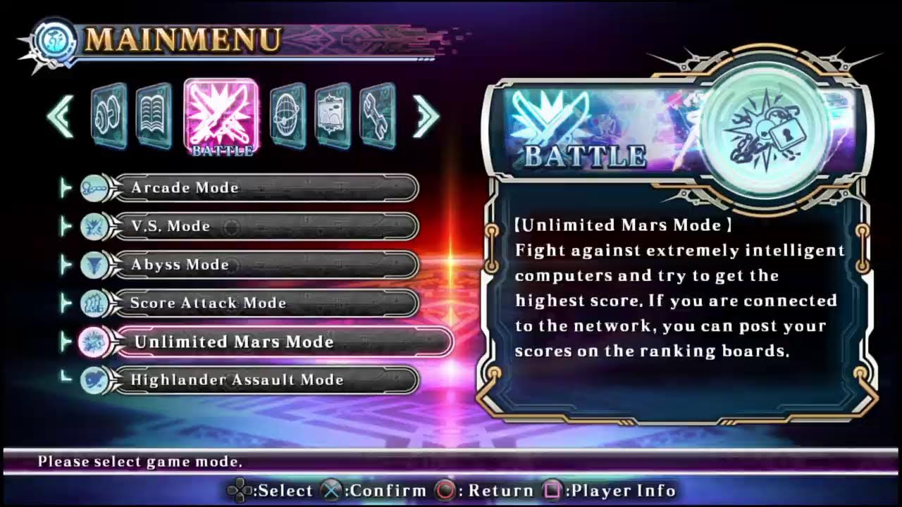 blazblue unlimited mars