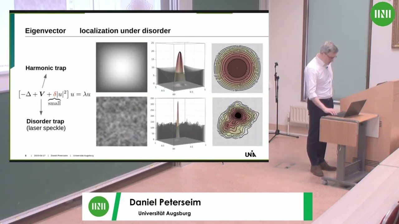 Prof. Daniel Peterseim | Numerical simulation of nonlinear Schrödinger equations