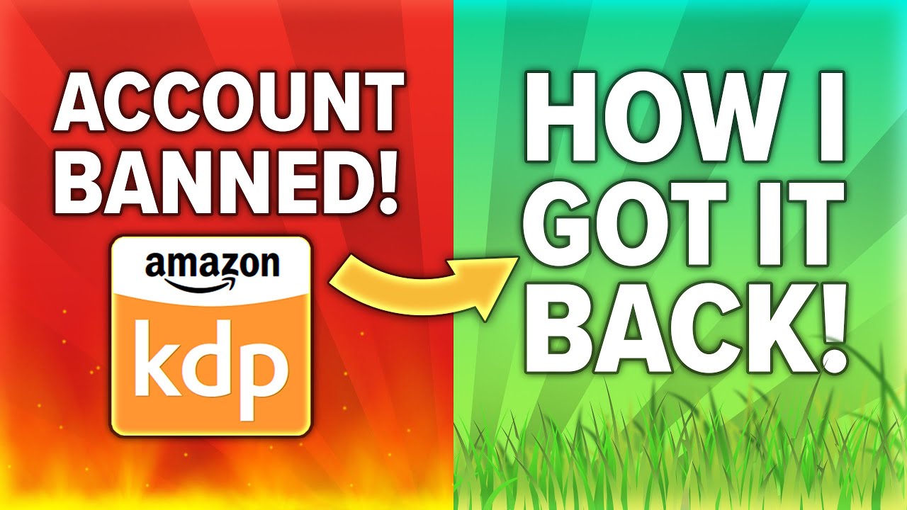 My Amazon KDP Account was TERMINATED! + How I got it BACK