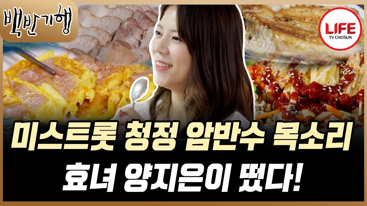 [#백반기행] 탈락에서 우승까지 반전 스토리의 주인공 양지은이 떴다! 아버지 얘기에 눈물 흘리는 효녀 양지은과 섬진강 식도락 여행~ (TV CHOSUN 210604 방송)