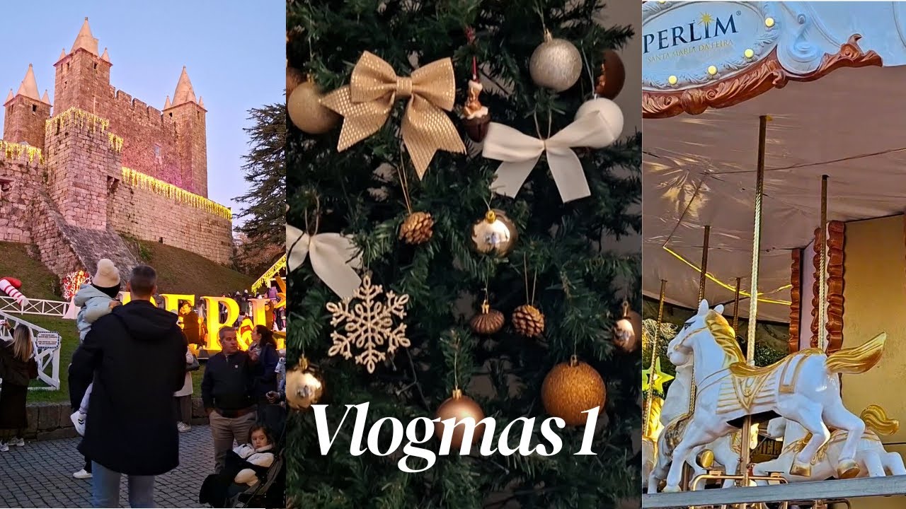 Vlogmas🎄#1 | Fim de Semana Natalício: Rotina, Mercado de Natal, Perlim … e Fiquei Doente