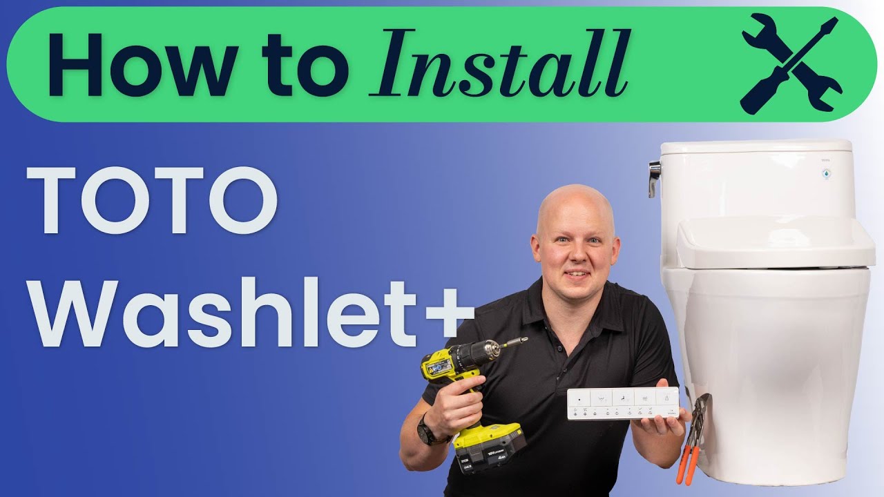 How to Install TOTO WASHLET+ Bidet Toilets Nexus S7