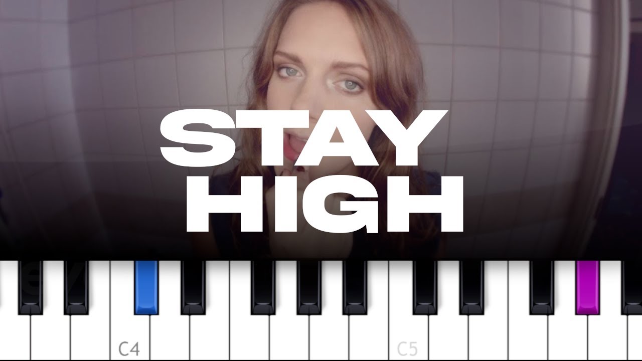 Tove Lo - Habits (Stay High) Hippie Sabotage Remix  (piano tutorial)