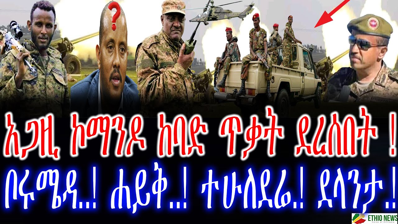 አጋዚ ኮማንዶ ከባድ ጥቃት ደረሰበት! | ቦሩሜዳ..! ሐይቅ..! ተሁለደሬ.! ደላንታ.!